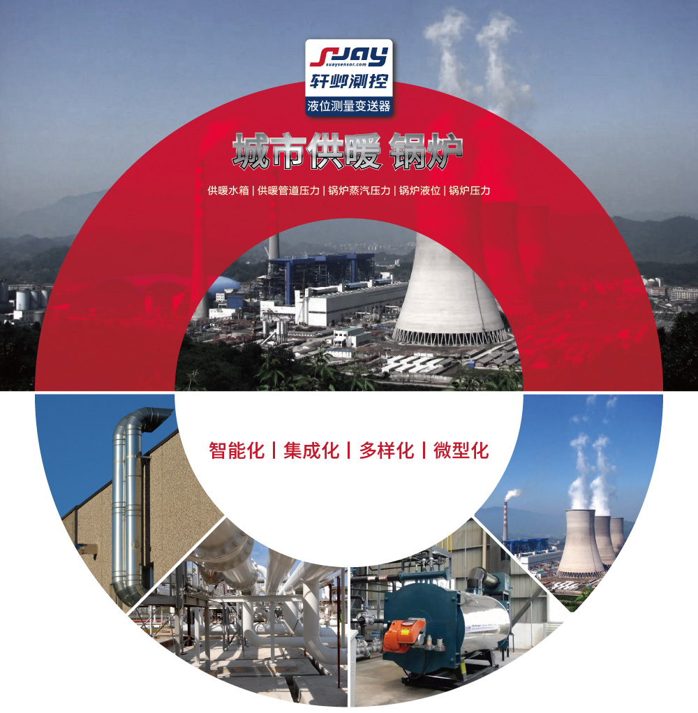 城市供暖、鍋爐（供暖水箱、供暖管道壓力、鍋爐蒸汽壓力、鍋爐液